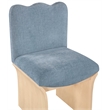Meridian Furniture Shaw Light Blue Chenille Fabric Upholstered Dining Chair