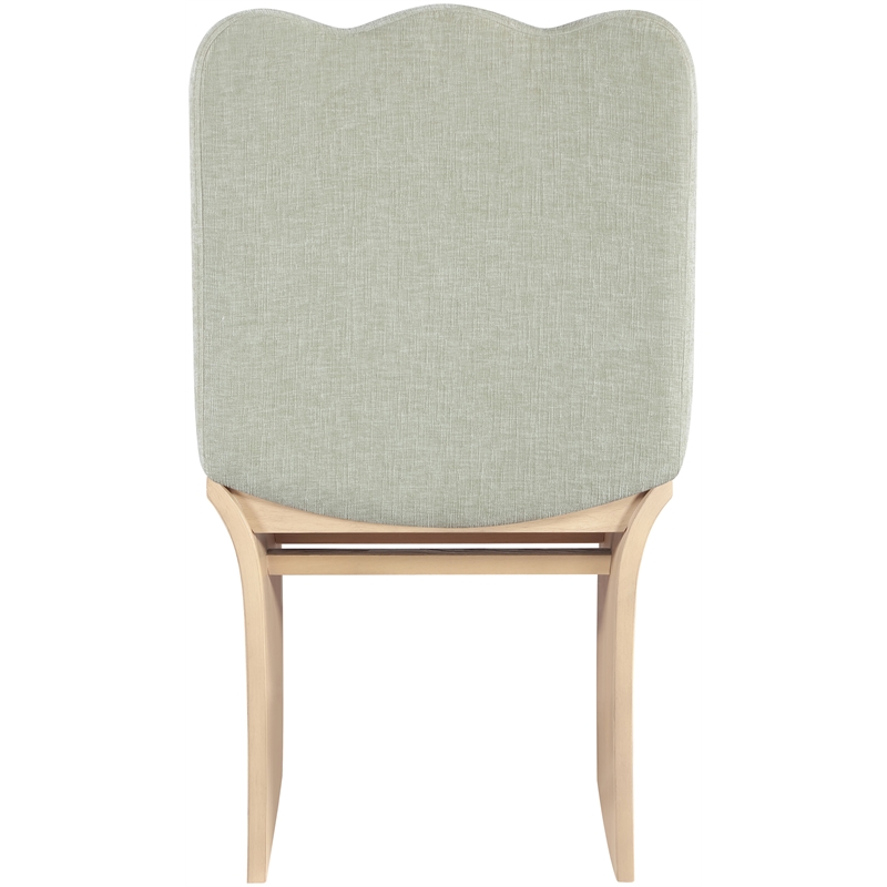 Meridian Furniture Shaw Mint Chenille Fabric Upholstered Dining Chair