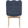 Meridian Furniture Shaw Navy Chenille Fabric Upholstered Dining Chair