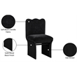 Meridian Furniture Shaw Black Chenille Fabric Upholstered Dining Chair