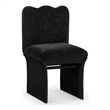 Meridian Furniture Shaw Black Chenille Fabric Upholstered Dining Chair