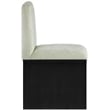 Meridian Furniture Shaw Mint Chenille Fabric Upholstered Dining Chair