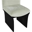 Meridian Furniture Shaw Mint Chenille Fabric Upholstered Dining Chair