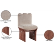 Meridian Furniture Shaw Beige Chenille Fabric Upholstered Dining Chair