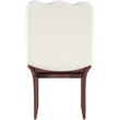 Meridian Furniture Shaw Cream Chenille Fabric Upholstered Dining Chair