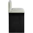 Meridian Furniture Shaw Mint Chenille Fabric Upholstered Counter Stool