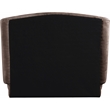 Meridian Furniture Sandro Brown Chenille Fabric Upholstered Twin Bed