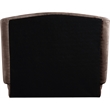 Meridian Furniture Sandro Brown Chenille Fabric Upholstered Twin Bed