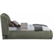 Meridian Furniture Sandro Green Chenille Fabric Upholstered Twin Bed