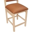 Meridian Furniture Roundhill Cognac Vegan Leather Upholstered Counter Stool