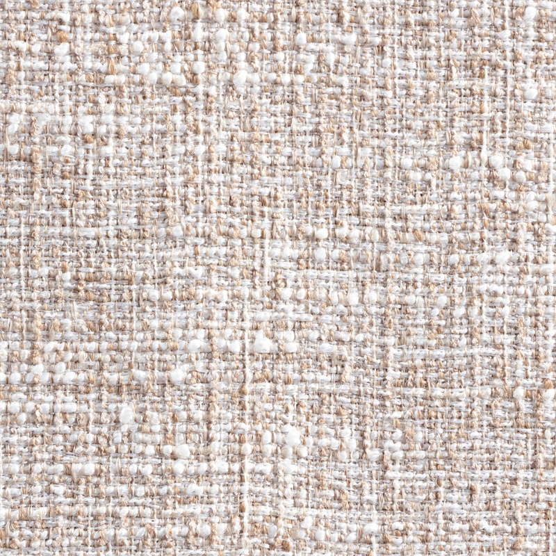 Meridian Furniture Roundhill Beige Linen Textured Fabric Counter Stool