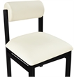 Meridian Furniture Roundhill Cream Vegan Leather Dining Chair (Set of 2)