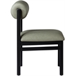 Meridian Furniture Roundhill Green Vegan Leather Dining Chair (Set of 2)