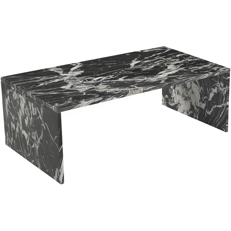 Meridian Furniture Vernazza Black Marble Coffee Table