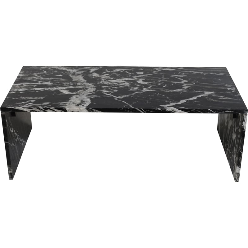 Meridian Furniture Vernazza Black Marble Coffee Table