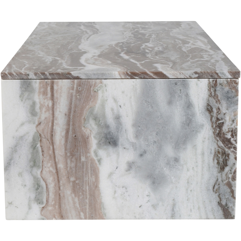 Meridian Furniture Vernazza Brown Marble Coffee Table