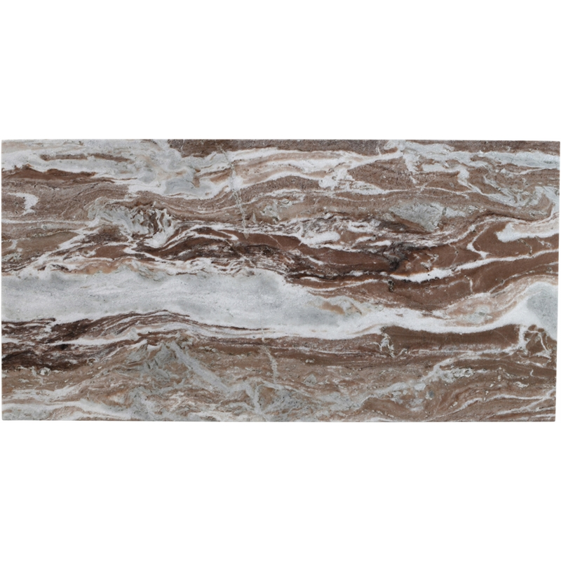 Meridian Furniture Vernazza Brown Marble Coffee Table