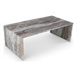 Meridian Furniture Vernazza Brown Marble Coffee Table