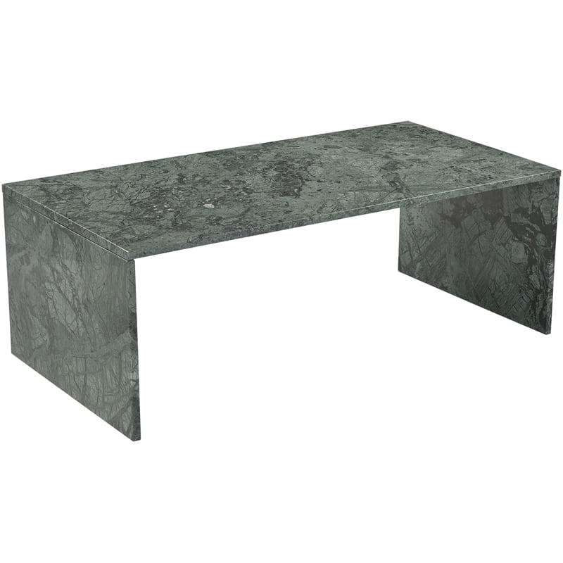 Meridian Furniture Vernazza Green Marble Coffee Table