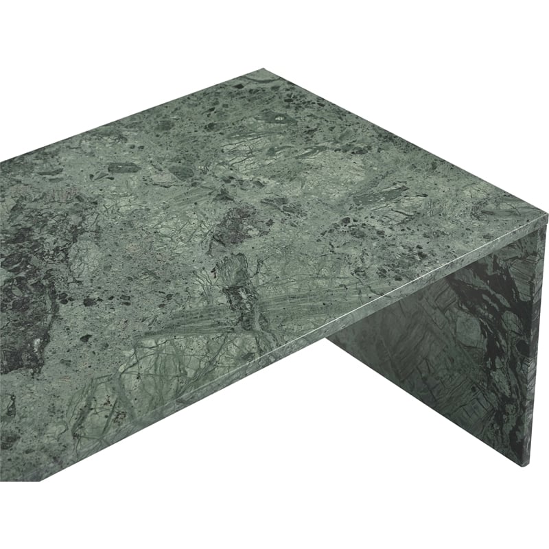 Meridian Furniture Vernazza Green Marble Coffee Table