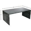 Meridian Furniture Vernazza Green Marble Coffee Table