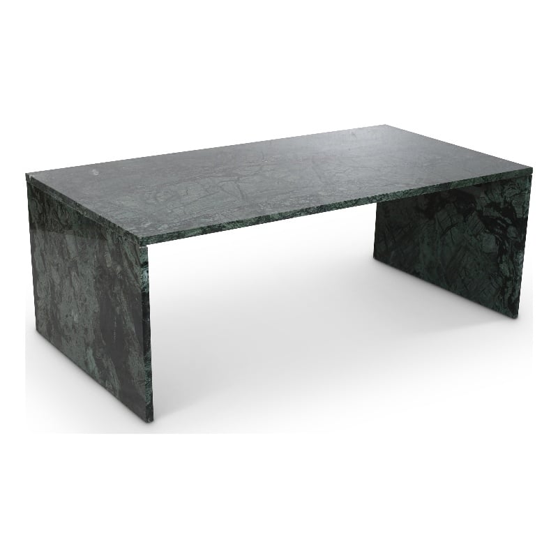 Meridian Furniture Vernazza Green Marble Coffee Table