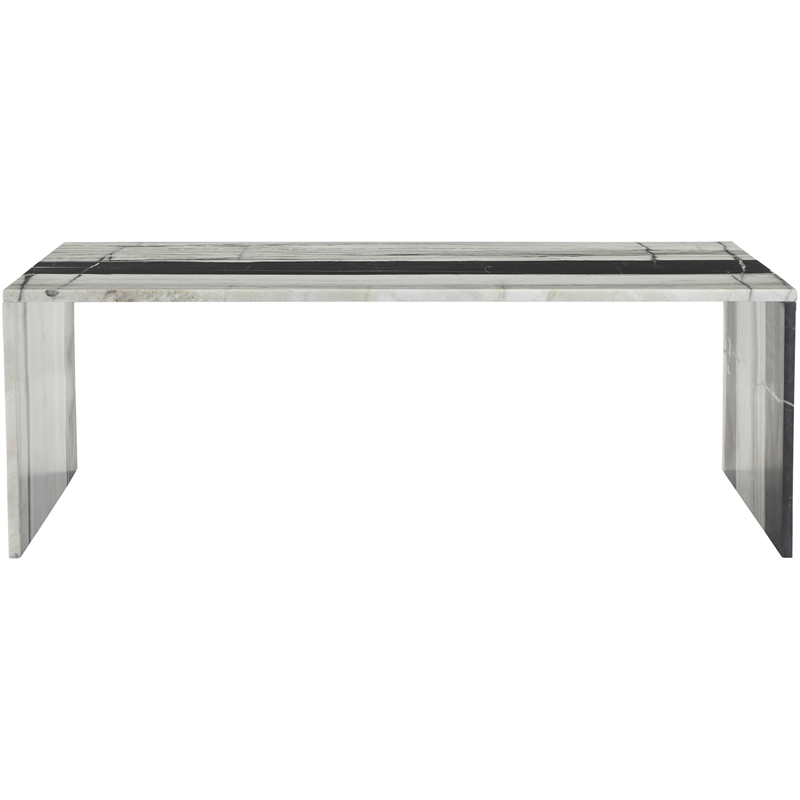 Meridian Furniture Vernazza Panda Marble Coffee Table