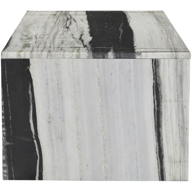 Meridian Furniture Vernazza Panda Marble Coffee Table