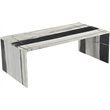Meridian Furniture Vernazza Panda Marble Coffee Table