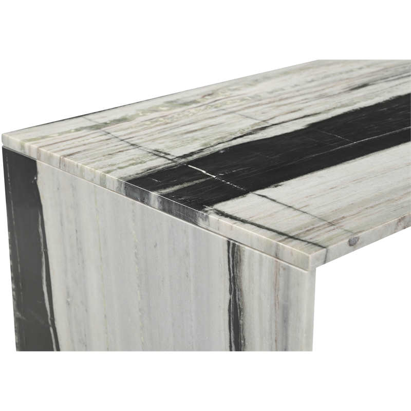 Meridian Furniture Vernazza Panda Marble Coffee Table