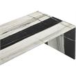 Meridian Furniture Vernazza Panda Marble Coffee Table