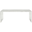 Meridian Furniture Vernazza White Marble Coffee Table