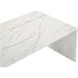 Meridian Furniture Vernazza White Marble Coffee Table
