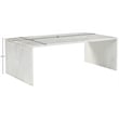 Meridian Furniture Vernazza White Marble Coffee Table