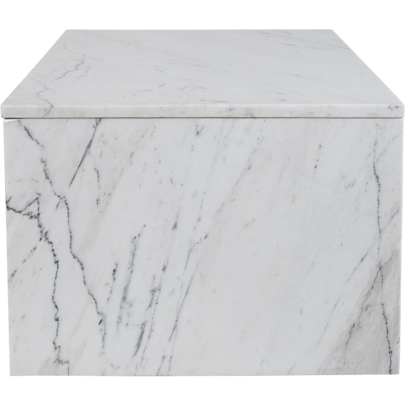 Meridian Furniture Vernazza White Marble Coffee Table