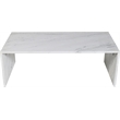 Meridian Furniture Vernazza White Marble Coffee Table