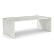 Meridian Furniture Vernazza White Marble Coffee Table