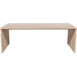 Meridian Furniture Vernazza Beige Travertine Coffee Table