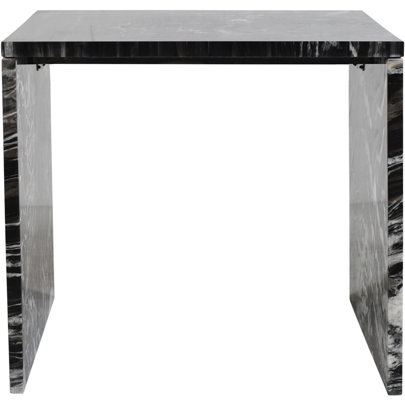 Meridian Furniture Vernazza Black Marble End / Side Table
