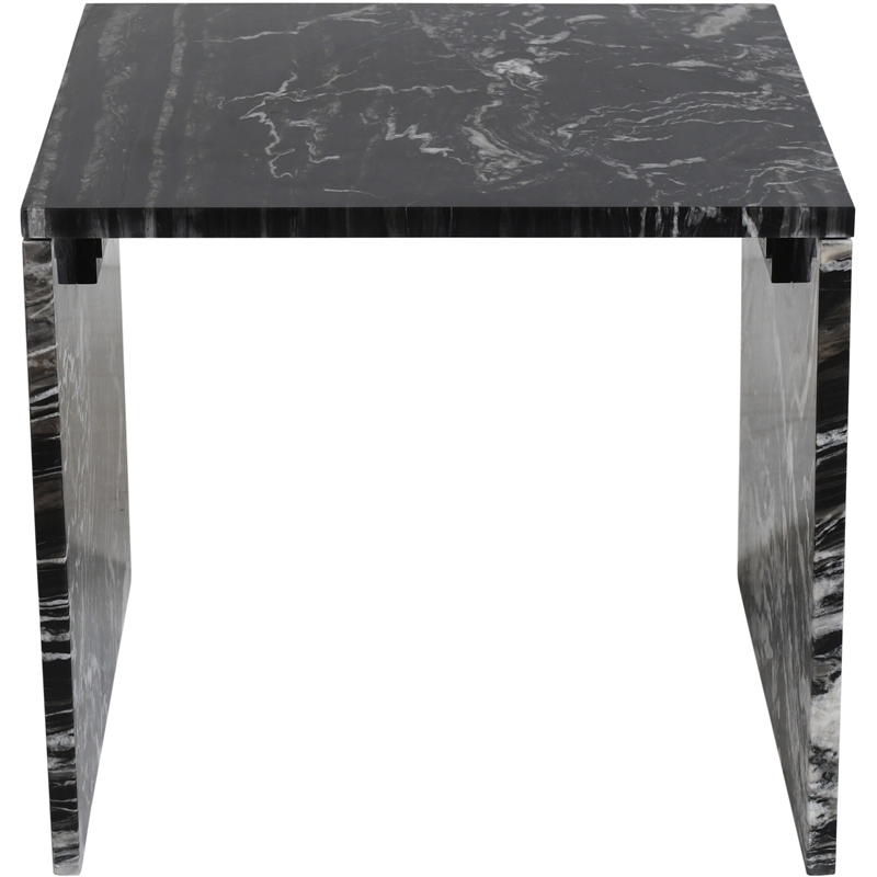Meridian Furniture Vernazza Black Marble End / Side Table