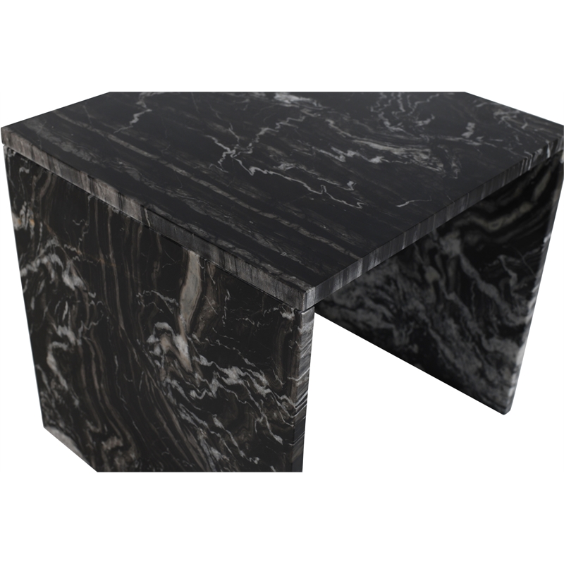 Meridian Furniture Vernazza Black Marble End / Side Table