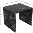Meridian Furniture Vernazza Black Marble End / Side Table