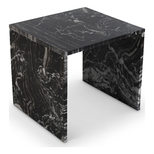 Meridian Furniture Vernazza Black Marble End / Side Table