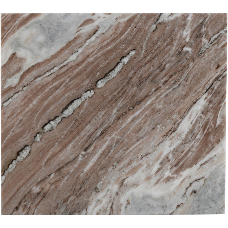 Meridian Furniture Vernazza Brown Marble End / Side Table