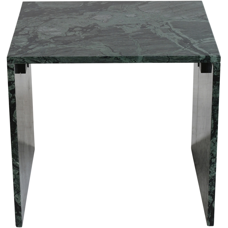 Meridian Furniture Vernazza Green Marble End / Side Table