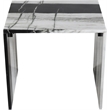 Meridian Furniture Vernazza Panda Marble End / Side Table
