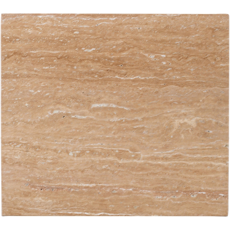 Meridian Furniture Vernazza Beige Travertine End / Side Table