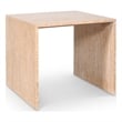 Meridian Furniture Vernazza Beige Travertine End / Side Table