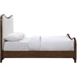Meridian Furniture Arvada Beige Linen Textured Fabric Upholstered Queen Bed