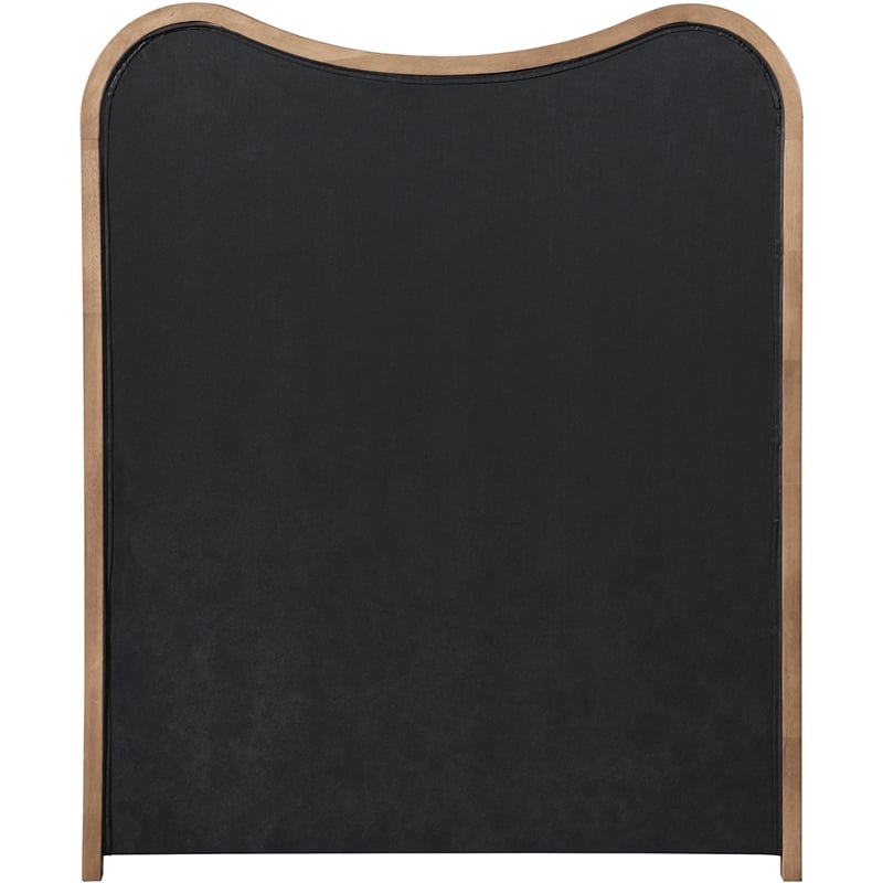 Meridian Furniture Arvada Cream Linen Textured Fabric Upholstered Twin Bed